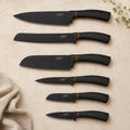 Complete 6-delige zwarte set