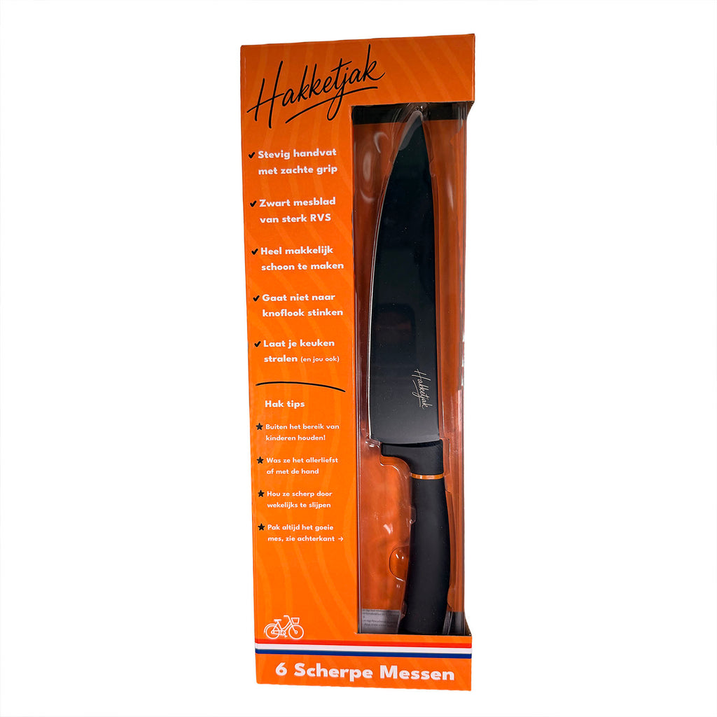 Zwarte set (6 messen)