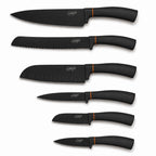 Complete 6-delige zwarte set